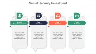 Social security investment ppt powerpoint presentation gallery sample cpb