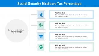 Social Security Medicare Tax Percentage In Powerpoint And Google Slides Cpb