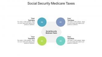 Social security medicare taxes ppt powerpoint presentation infographics example introduction cpb