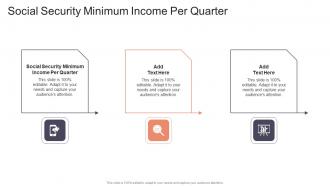 Social Security Minimum Income Per Quarter In Powerpoint And Google Slides Cpb