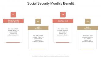 Social Security Monthly Benefit In Powerpoint And Google Slides Cpb