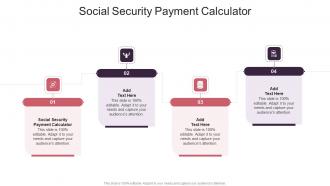 Social Security Payment Calculator In Powerpoint And Google Slides Cpb