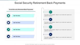 Social Security Retirement Back Payments In Powerpoint And Google Slides Cpb