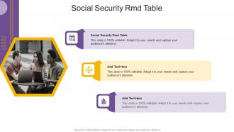 Social Security Rmd Table In Powerpoint And Google Slides Cpb