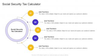 Social Security Tax Calculator In Powerpoint And Google Slides Cpb