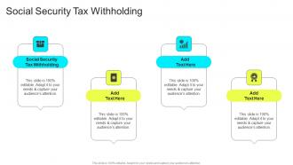 Social Security Tax Withholding In Powerpoint And Google Slides Cpb