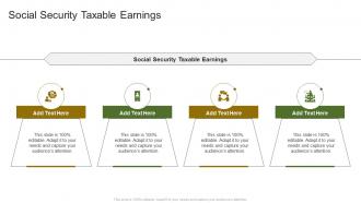 Social Security Taxable Earnings In Powerpoint And Google Slides Cpb