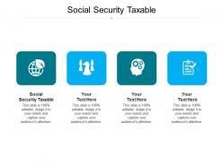 Social security taxable ppt powerpoint presentation outline guidelines cpb