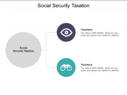 Social security taxation ppt powerpoint presentation inspiration model cpb