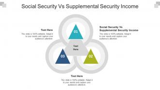 Social security vs supplemental security income ppt powerpoint presentation show slides cpb