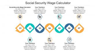 Social security wage calculator ppt powerpoint presentation infographics graphics cpb