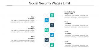 Social security wages limit ppt powerpoint presentation infographics design ideas cpb