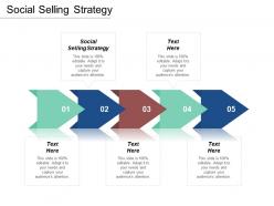 Social selling strategy ppt powerpoint presentation infographics tips cpb