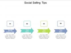 Social selling tips ppt powerpoint presentation topics cpb