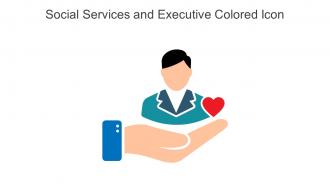 Social Services And Executive Colored Icon In Powerpoint Pptx Png And Editable Eps Format