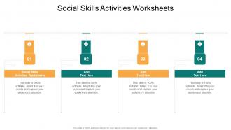 Social Skills Activities Worksheets In Powerpoint And Google Slides Cpb