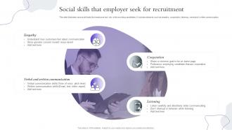 Social Skills That Employer Seek For Recruitment