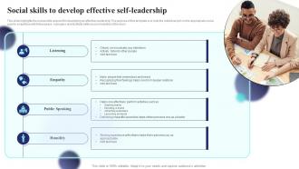 Social Skills To Develop Effective Self Leadership