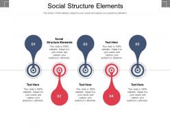 Social structure elements ppt powerpoint presentation gallery display cpb