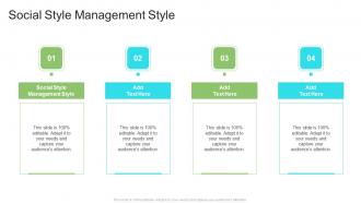 Social Style Management Style In Powerpoint And Google Slides Cpb