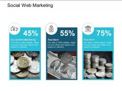 Social web marketing ppt powerpoint presentation ideas clipart cpb