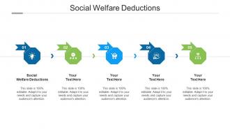 Social welfare deductions ppt powerpoint presentation gallery maker cpb