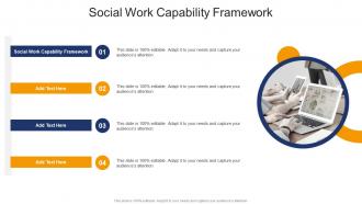 Social Work Capability Framework In Powerpoint And Google Slides Cpb