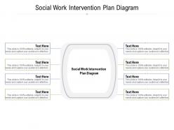 Social work intervention plan diagram ppt powerpoint presentation pictures diagrams cpb