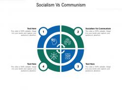 Socialism vs communism ppt powerpoint presentation aids cpb