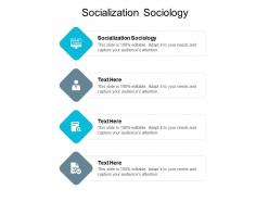 Socialization sociology ppt powerpoint presentation ideas graphics example cpb