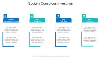 Socially Conscious Investings In Powerpoint And Google Slides Cpb