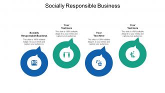 Socially responsible business ppt powerpoint presentation outline demonstration cpb