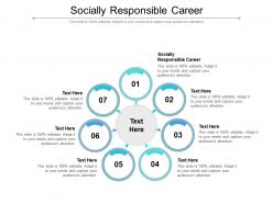 Socially responsible career ppt powerpoint presentation gallery cpb