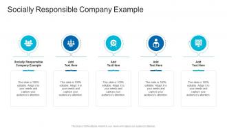 Socially Responsible Company Example In Powerpoint And Google Slides Cpb