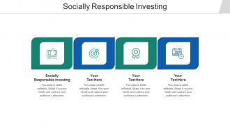 Socially responsible investing ppt powerpoint presentation pictures microsoft cpb