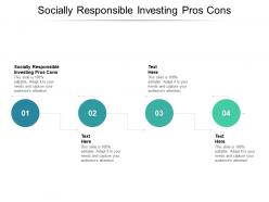 Socially responsible investing pros cons ppt powerpoint presentation professional graphic tips cpb