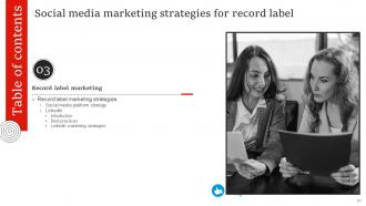 Socialmedia Marketing Strategies For Record Label Powerpoint Presentation Slides Strategy CD V Pre designed Ideas