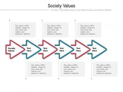 Society values ppt powerpoint presentation summary design ideas cpb
