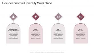 Socioeconomic Diversity Workplace In Powerpoint And Google Slides Cpb