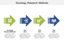 Sociology research methods ppt powerpoint presentation model styles cpb
