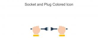 Socket And Plug Colored Icon In Powerpoint Pptx Png And Editable Eps Format