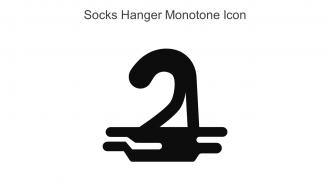 Socks Hanger Monotone Icon In Powerpoint Pptx Png And Editable Eps Format