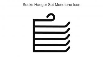 Socks Hanger Set Monotone Icon In Powerpoint Pptx Png And Editable Eps Format
