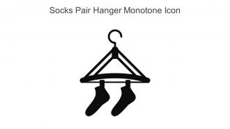 Socks Pair Hanger Monotone Icon In Powerpoint Pptx Png And Editable Eps Format