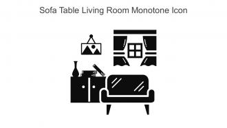 Sofa Table Living Room Monotone Icon In Powerpoint Pptx Png And Editable Eps Format