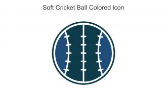 Soft Cricket Ball Colored Icon In Powerpoint Pptx Png And Editable Eps Format
