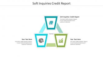 Soft inquiries credit report ppt powerpoint presentation file demonstration cpb