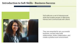 Soft Skills Business Success powerpoint presentation and google slides ICP Customizable Content Ready