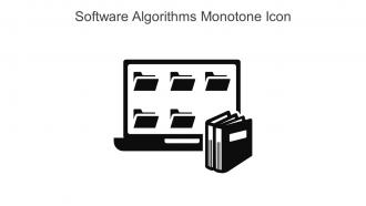 Software Algorithms Monotone Icon In Powerpoint Pptx Png And Editable Eps Format