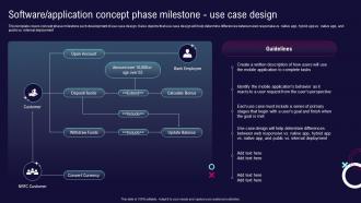 Software Application Concept Phase Milestone Use Case Design Enterprise Software Development Playbook